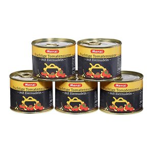 Menzi fruchtige Tomatensuppe mit Eiernudeln Eintopf 5x 200,0 ml, 5 St.