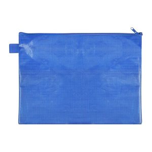 VELOFLEX Reißverschlussbeutel DIN A4 blau 0,26 mm, 1 St.
