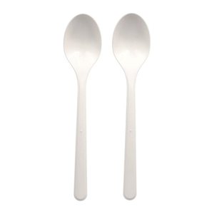 circulware RESBONSIBLES Mehrweg-Löffel, Kunststoff weiß, 50 St.