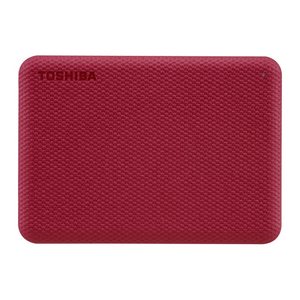 TOSHIBA Canvio Advance 1 TB externe HDD-Festplatte rot
