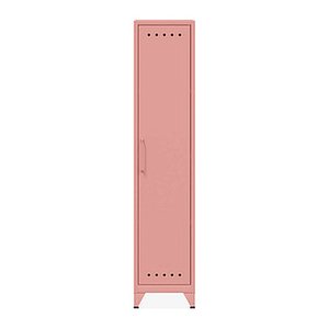 BISLEY Stahlschrank Fern Locker FERLOC3S620 pastelpink 3 Fachböden 38,0 x 51,0 x 180,0 cm, aufgebaut, 1 St.