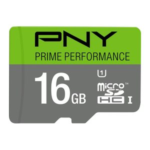 SD MicroSD HC Card 16GB PNY Elite Cl.10 U1 retail