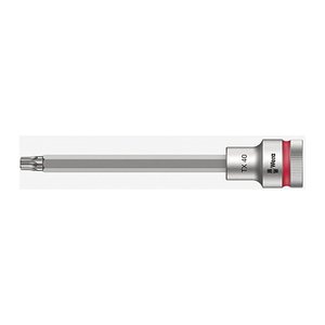 Wera TORX Zyklop mit Haltefunktion lang Steckschlüsseleinsatz Größe: 40,0 mm Länge: 140,0 mm