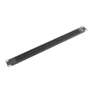 LANBERG 19" Bürstenleiste 1U schwarz AK-1101-B