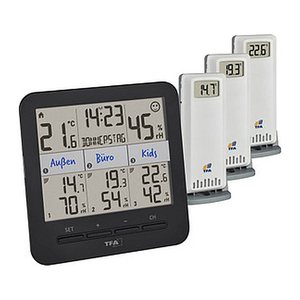 TFA® 30.3075 KLIMA@HOME 2 Thermo-Hygrometer schwarz, 1 St.