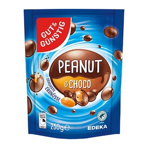 GUT&GÜNSTIG Peanut & Choco Schokobonbons 250,0 g, 1 St.