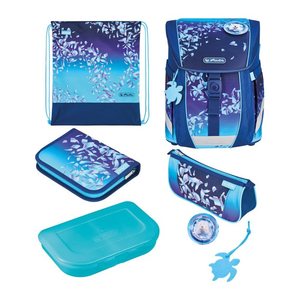 herlitz Schulranzen-Set FiloActive XL Blue Ice Kunstfaser blau