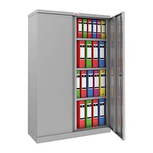 phoenix Stahlschrank SCL1491GGK grau 3 Fachböden 91,5 x 37,0 x 140,0 cm, zerlegt, 1 St.