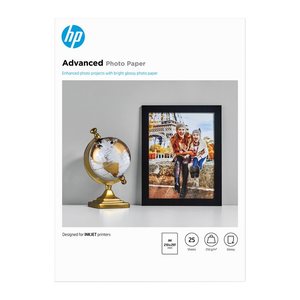 Fotopapier HP Advanced Glossy A4 25 Stück Q5456A