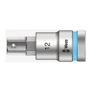 Wera 1/2" Zyklop mit Haltefunktion kurz Steckschlüsseleinsatz Größe: 12,0 mm Länge: 60,0 mm