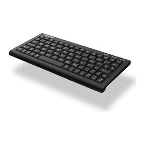 KeySonic Super Mini Tastatur USB ACK-3401U UK Schwarz