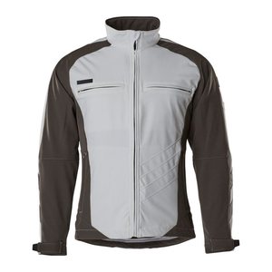 MASCOT® Herren Softshelljacke DRESDEN weiß, anthrazit Größe XS