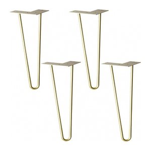WAGNER® design yourself HAIRPIN ST 8245 Tischbeine gold , 4 St.