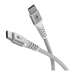 goobay USB 2.0 C-Stecker USB-Kabel 1,0 m weiß, 1 St.