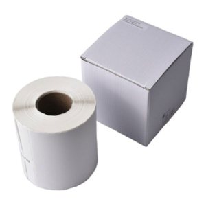 G&G Etikettenrolle 350 Stück 100 x 100 mm weiß