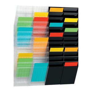 DURABLE Wandprospekthalter FLEXIBOXX transparent DIN A4 35,0 x 9,5 x 114,0 cm, 1 St.