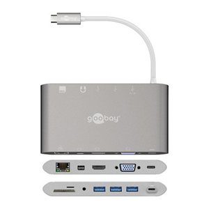 goobay 62113  USB C Multiport Adapter, 1 St.