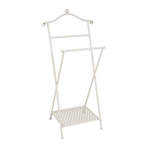 HAKU Möbel Herrendiener 81316 weiß Metall 46,0 x 98,0 cm, 1 St.