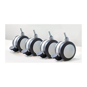 Kerkmann Rollen für Schreibtische Move 4, 1 Set