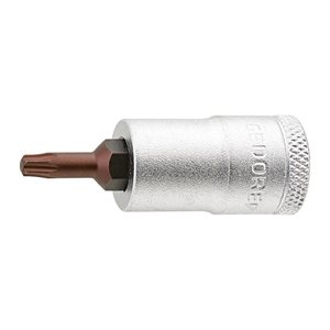GEDORE 3/8 Zoll Innen-TX Steckschlüsseleinsatz Größe: T 27 Länge: 49,0 mm
