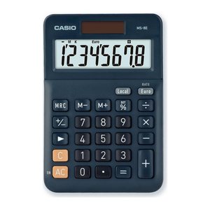CASIO MS-8E Tischrechner blau