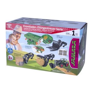 Jamara Frontlader m. Ballengreifer f. RC-Traktor 1:24S