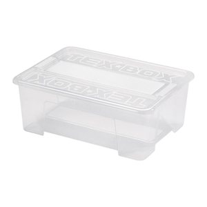 TEX Aufbewahrungsbox transparent 28,0 x 38,0 x 14,0 cm, 1 St.