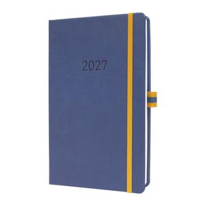 SIGEL Buchkalender CONCEPTUM Linescape 2027 blau/gelb, 1 St.