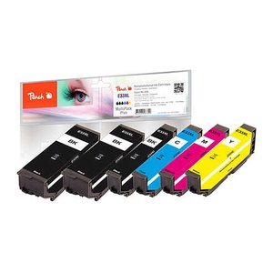 Peach Patrone Epson No.33XL Multipack Plus 2xbk,pbk,c,m,y remanufactured