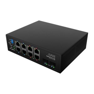 LANBERG Switch ILGE-8P-2S-120 LightIndus.PoE 4xBT 4xAT 2xSFP
