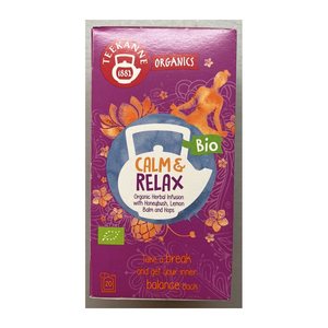 TEEKANNE ORGANICS. CALM & RELAX Bio-Tee 20 Portionen