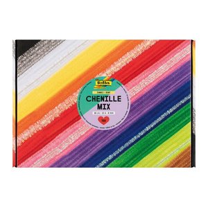 folia Pfeifenreiniger bunt Chenilledraht-Mix Jumbo Ø 4,0 -  8,0 mm, 700 St.