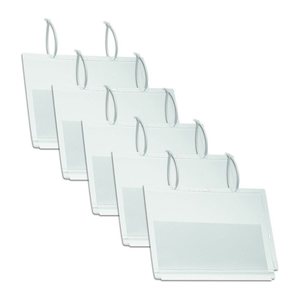 DURABLE Dokumentenhüllen transparent A4, 5 St.