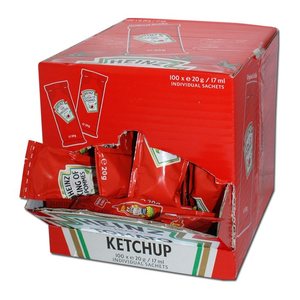HEINZ TOMATO KETCHUP 100x 17,0 ml, 100 St.