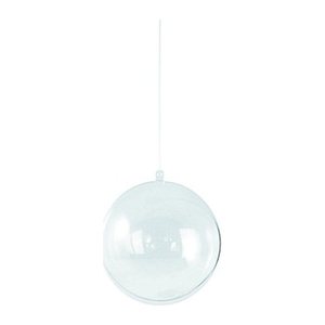 Rayher Plastik-Figur transparent Kugel 2-tlg. 8 cm Ø 8,0 cm, 1 St.