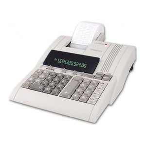 OLYMPIA CPD 3212S Tischrechner druckend lichtgrau