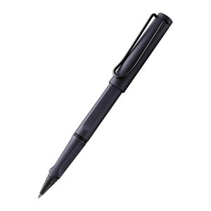 LAMY safari Tintenroller steel black, Schreibfarbe: blau, 1 St.