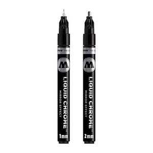 MOLOTOW LIQUID CHROME™ Acrylstifte chrom 1,0 - 2,0 mm, 2 St.