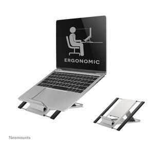 Neomounts Tablet-Halterung NSLS100 NSLS100 silber für 1 Tablet oder 1 Notebook, Tischständer