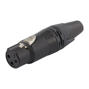 Equip Kabelverbinder 3-Polig Buchse schwarz