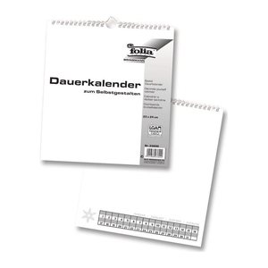 folia Kalender zum Selbstgestalten 23,0 x 24,0 cm jahresunabhängig, 1 St.