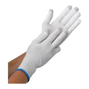HYGOSTAR unisex Arbeitshandschuhe Ultra Flex Touch weiß Größe 8, 12 Paar