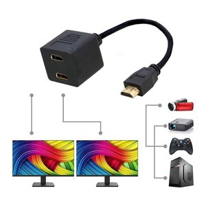 Techly HDMI Videokabel Splitter Stecker auf 2x HDMI Buchse