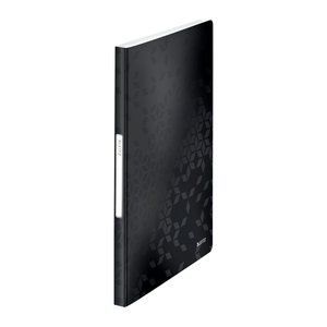 LEITZ WOW Sichtbuch DIN A4, 40 Hüllen schwarz-metallic, 1 St.
