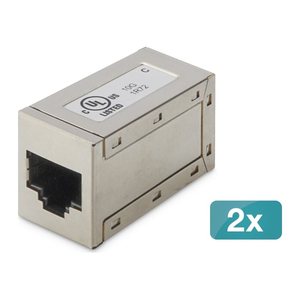 DIGITUS modulare Kupplung CAT 6 geschirmt - 2 Stk.