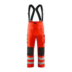 BLAKLÄDER® unisex Warnschutz-Latzhose 1302 rot Größe S