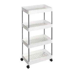 SONGMICS Nischenwagen weiß 42,0 x 22,5 x 87,0 cm