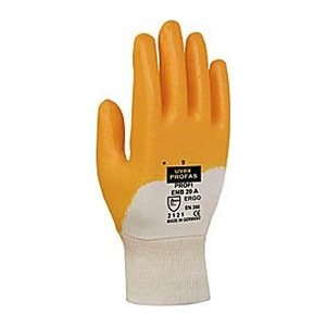uvex unisex Arbeitshandschuhe profi ergo  orange Größe 10, 1 Paar