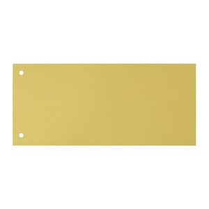 DONAU Trennstreifen DONAU gelb, 190 g/qm Karton 23,5 x 10,5 cm, 100 St.