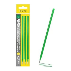 ONLINE® magiXX L Gelschreiberminen grün 0,7 mm 3 St.